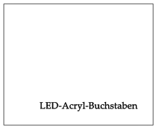 LED-Acryl-Buchstaben