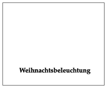 Weihnachtsbeleuchtung